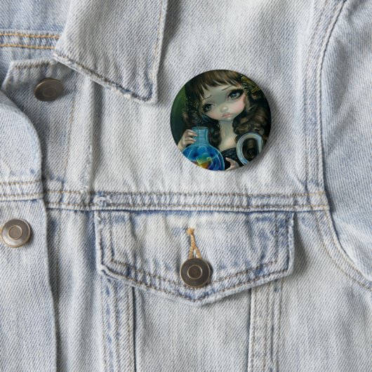 "Microkosmos:  Galaxy-Button Ronde Button 5,7 Cm (In situ)