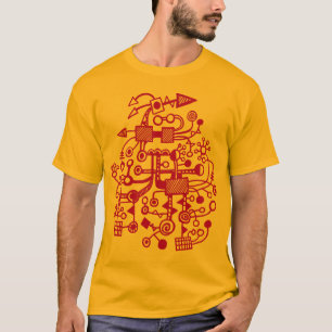 Microkosmos Macrocosmos - Paars T-shirt