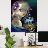 Microkosmos: Triceratops ART PRINT magisch realism (Thuiskantoor)