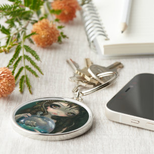 "Microkosmos: Zeegezicht" Sleutelhanger