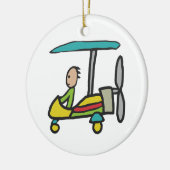 Microlamp Keramisch Ornament (Links)
