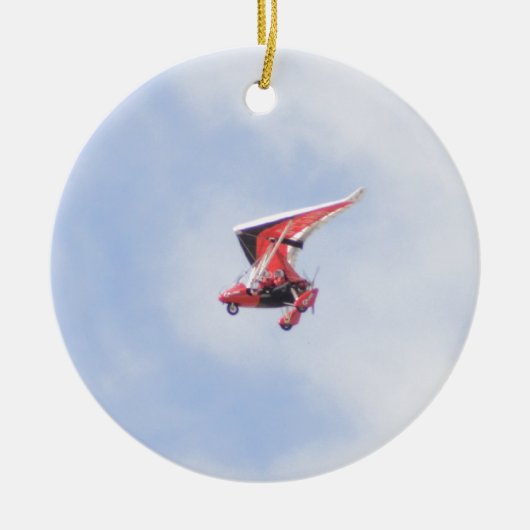 Microlichtvliegtuig Keramisch Ornament (Voorkant)