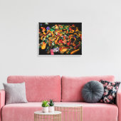 Micromanethiques Miniature Micro Sculpture Colors Canvas Afdruk (Insitu (Woonkamer))