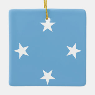 Micronesia Flag Keramisch Ornament