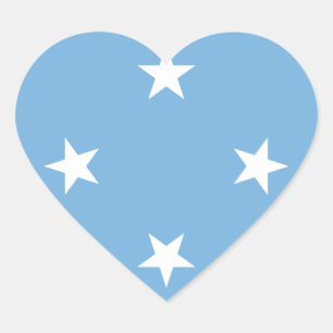 micronesia hart sticker