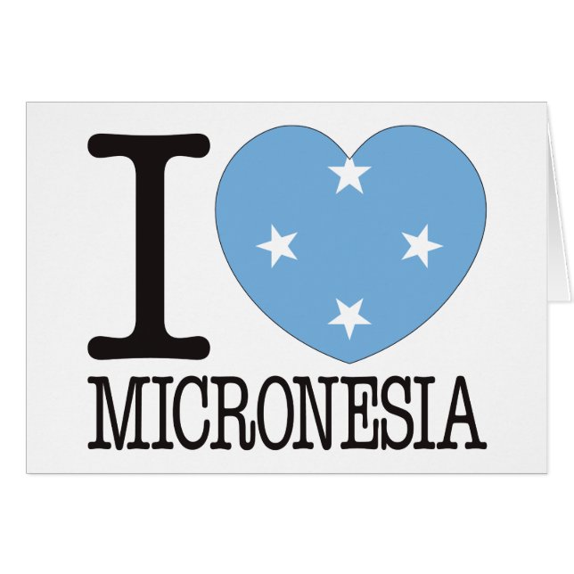 Micronesia Love v2 (Voorkant Horizontaal)