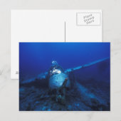 Micronesia, Palau, werelderfgoedgebied. WWII Briefkaart (Voorkant / Achterkant)