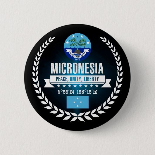 Micronesia Ronde Button 5,7 Cm (Voorkant)
