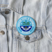 Micronesia Round Emblem Ronde Button 7,6 Cm (In situ)