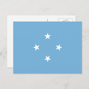 Micronesische vlag, Federale Staten van Micronesië Briefkaart