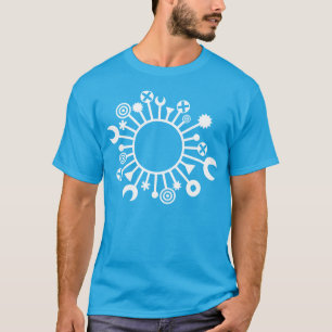 Microorganisme - Wit T-shirt