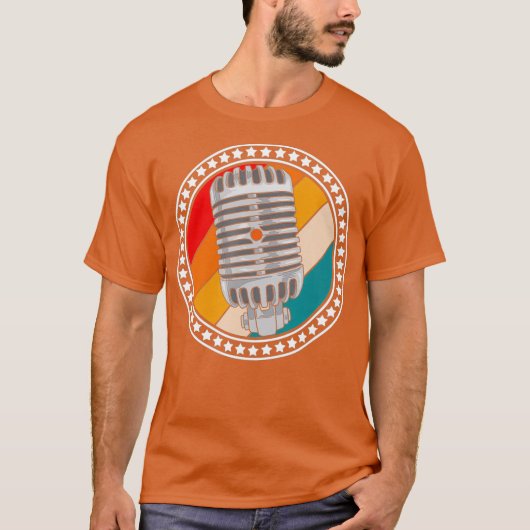 Microphone Broadcasting Video Producer T-shirt (Voorkant)