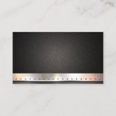 Microphone | Découpe métallique | Carte de visite  (Dos)