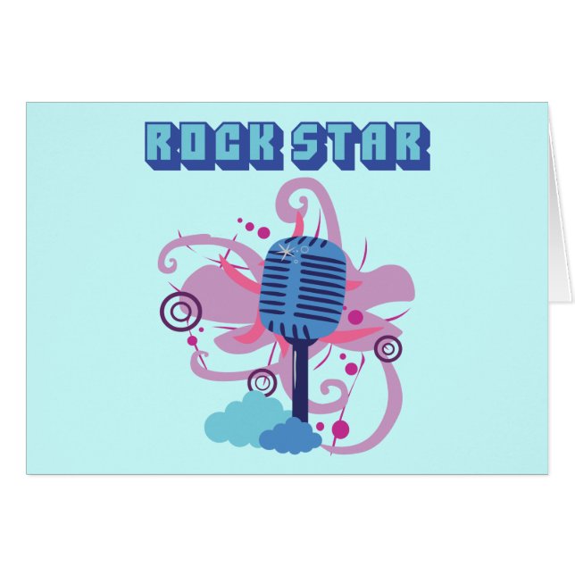 Microphone rock Star (Devant horizontal)