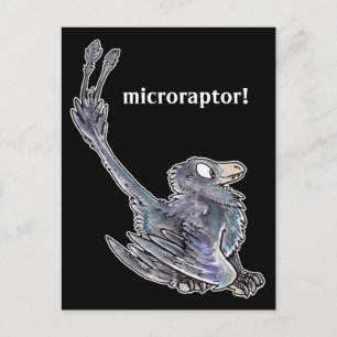 Microraptor-Briefkaart Briefkaart
