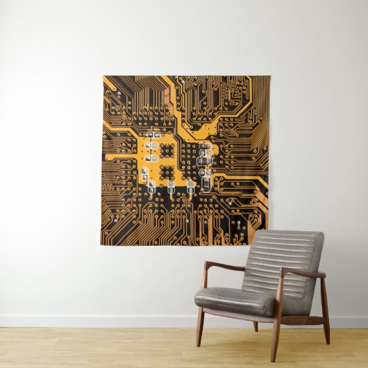 Microschema texture illustrationchip,micro,backgro wandkleed (In situ)