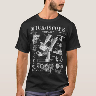 Microscoop bioloog Science Patent Drawin T-shirt
