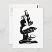 Microscoop Briefkaart (Voorkant / Achterkant)