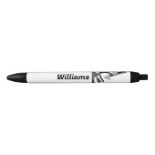 Microscoop met Jouw naam Zwarte Inkt Pen (Voorkant)