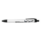 Microscoop met Jouw naam Zwarte Inkt Pen (Bovenkant)