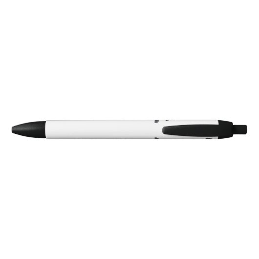 Microscoop met Jouw naam Zwarte Inkt Pen (Achterkant)