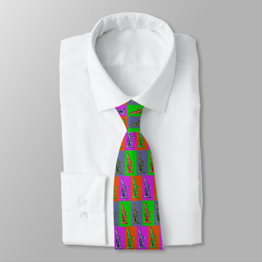 Microscoop Pop Art Stropdas (Gebonden)