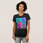 Microscoop Pop Art T-shirt (Voorkant volledig)
