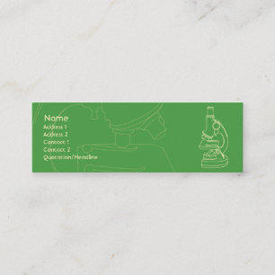 Microscoop - Skinny Mini Visitekaartje