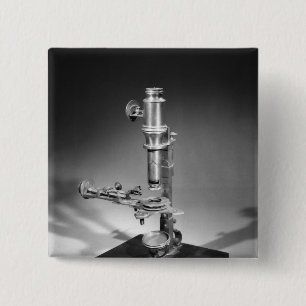 Microscoop Vierkante Button 5,1 Cm