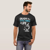 Microscoopbiologie Nerd Science Lab microbioloog T-shirt (Voorkant volledig)