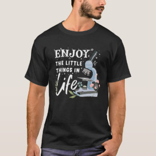 microscoopmicrobiologen biologie nerd scie t-shirt