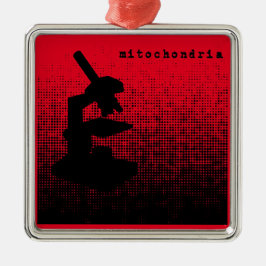 Microscooppuntpatroon Metalen Ornament