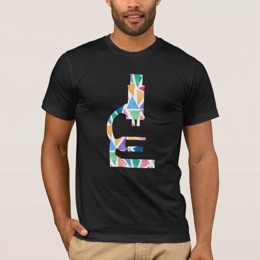 Microscope Scientist Lab Tech Labor Science Gift T-shirt (Voorkant)