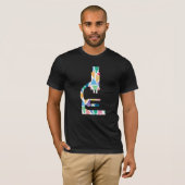 Microscope Scientist Lab Tech Labor Science Gift T-shirt (Voorkant volledig)