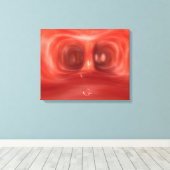 Microscopisch Uitzicht in de menselijke longen Canvas Afdruk (Insitu (Houten vloer))