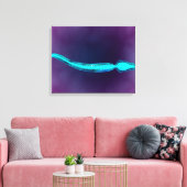 Microscopisch Uitzicht met botstructuur van het sp Canvas Afdruk (Insitu (Woonkamer))