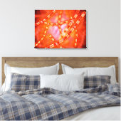 Microscopisch Uitzicht van antrax 1 Canvas Afdruk (Insitu (Slaapkamer))