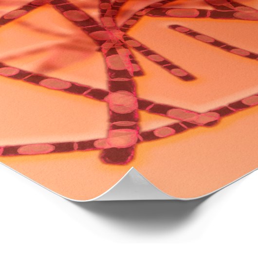 Microscopisch Uitzicht van antrax 3 Poster (Hoek)