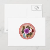 Microscopisch Uitzicht van dierlijke cellen 1 Briefkaart (Voorkant / Achterkant)