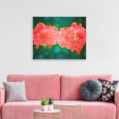 Microscopisch Uitzicht van een leukemiecel Canvas Afdruk (Insitu (Woonkamer))