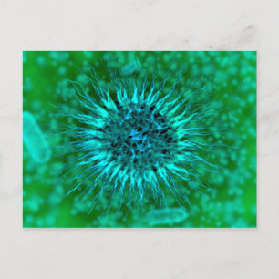 Microscopisch Uitzicht van endrimers 3 Briefkaart