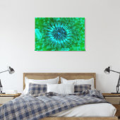 Microscopisch Uitzicht van endrimers 3 Canvas Afdruk (Insitu (Slaapkamer))