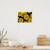 Microscopisch Uitzicht van het Coronavirus Poster (Keuken)