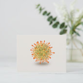 Microscopisch Uitzicht van het herpesvirus 2 Briefkaart (Staand voorkant)