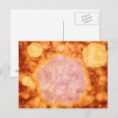 Microscopisch Uitzicht van het kaninenparvovirus 1 Briefkaart (Voorkant / Achterkant)