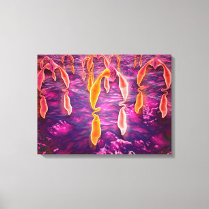 Microscopisch Uitzicht van ligand dat aan een rece Canvas Afdruk