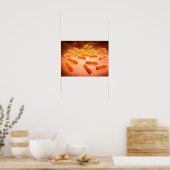 Microscopisch Uitzicht van Listeria monocytogenes  Poster (Keuken)