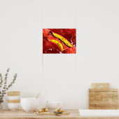 Microscopisch Uitzicht van vetplak in de slagader Poster (Keuken)