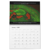 Microscopisch World Calendar Kalender (Jan 2027)