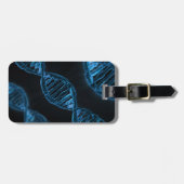 Microscopische code voor levensDNA-dubbele helix Bagagelabel (Voorkant horizontaal)